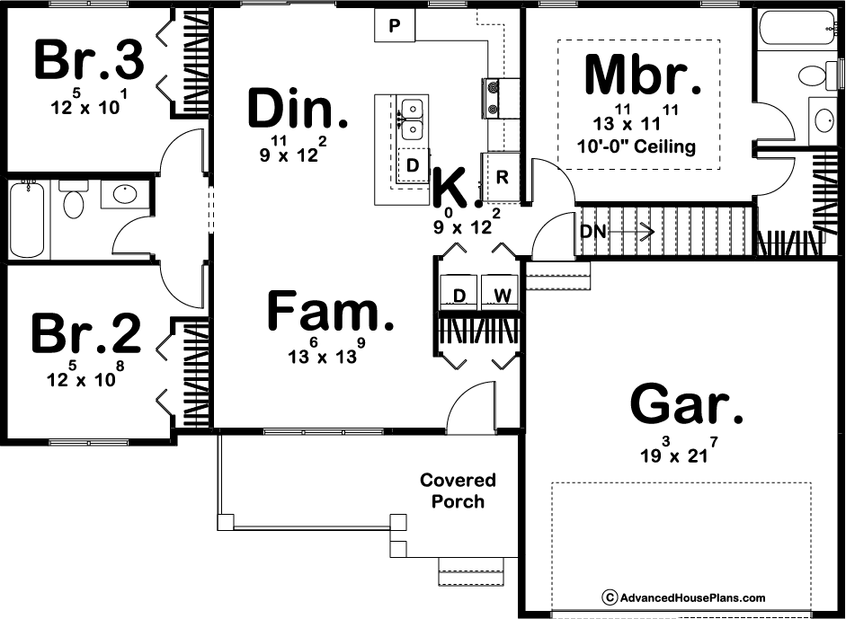 Daniels Floor Plan Artwork