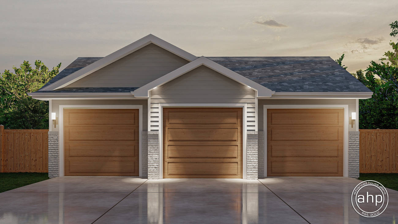 Traditional Garage Plan | Bradley