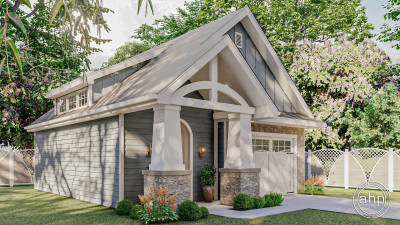 Craftsman Style Garage Plan | Wheeler