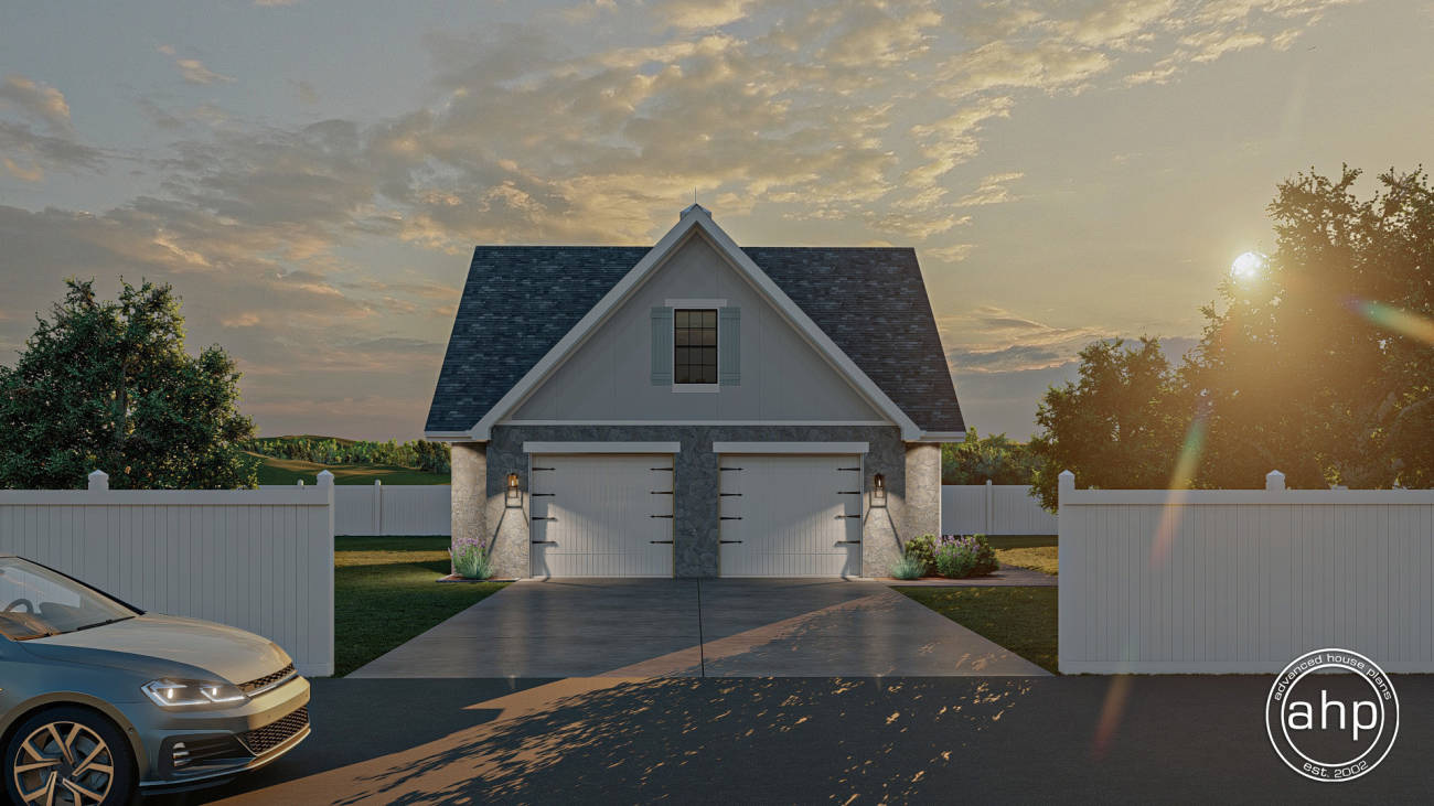 Traditional Garage Plan | Monroe