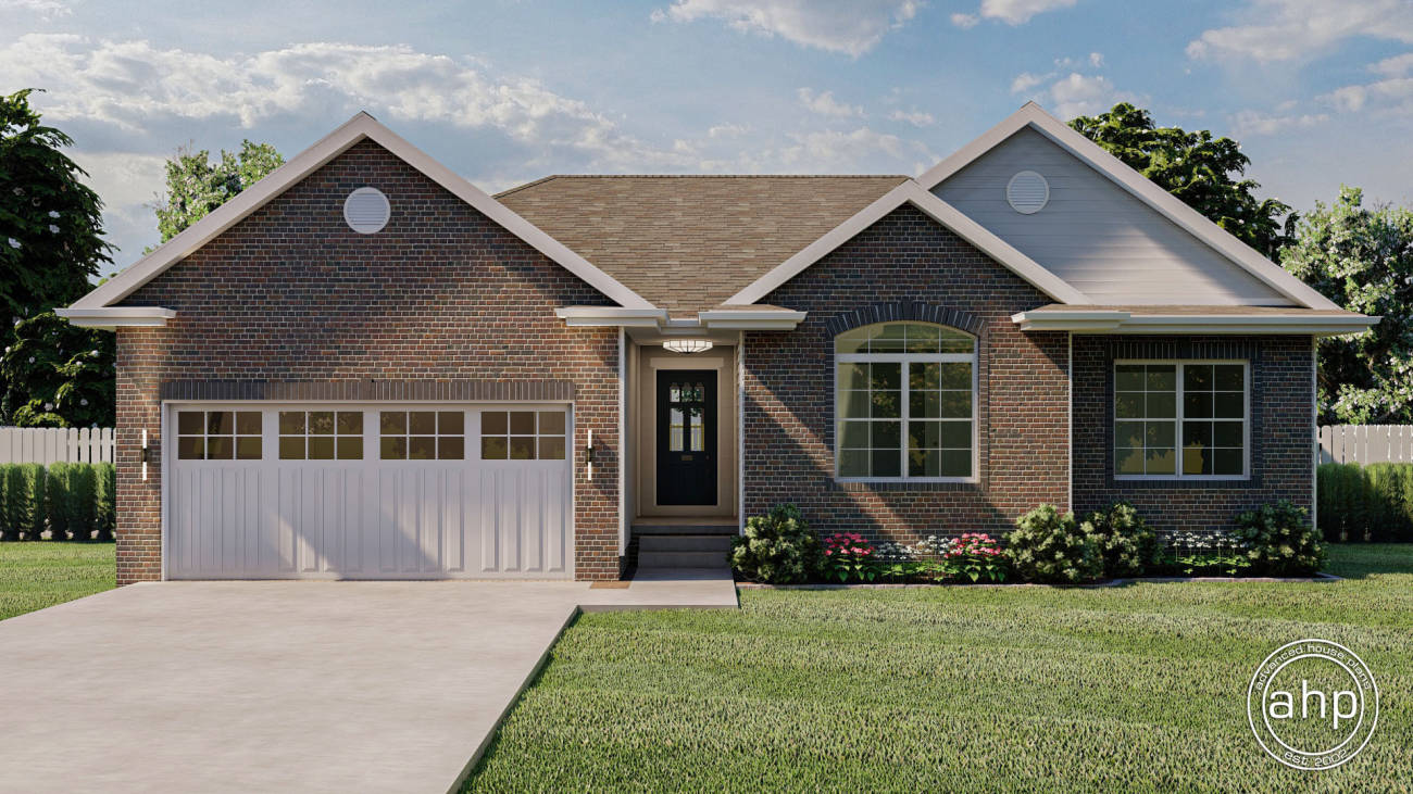 1 Story Traditional House Plan | Hadley