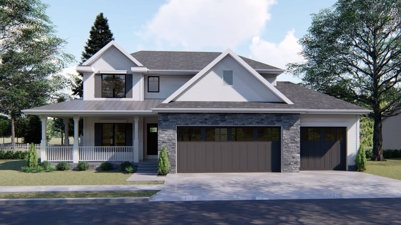 2 Story Traditional House Plan | Brentwood