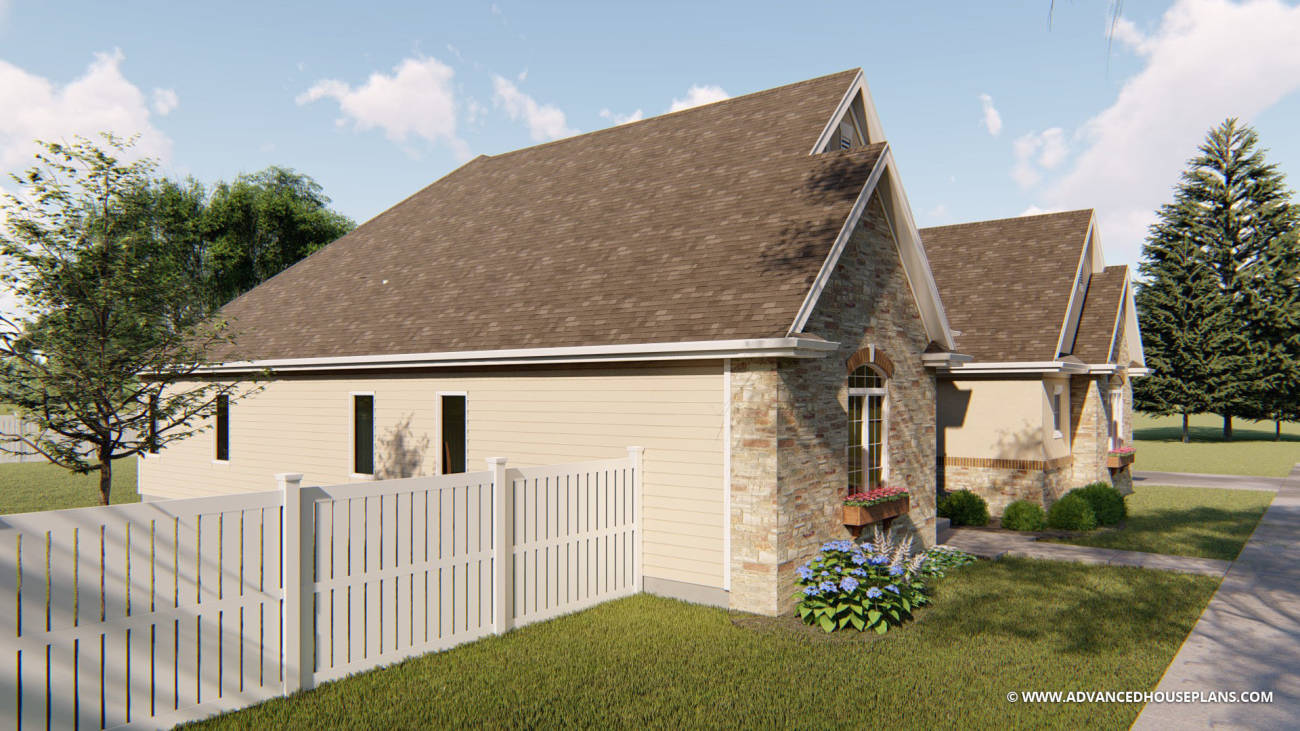 1 Story Cottage House Plan | Matthews