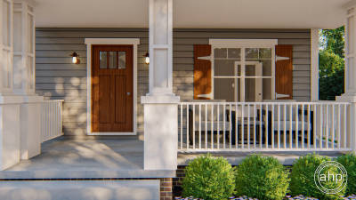 2 Story Multi-Family Craftsman House Plan | Arbor Gate