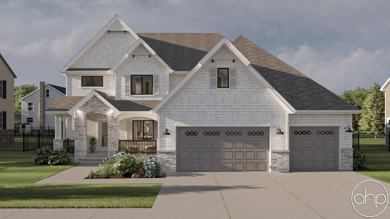 2 Story Traditional House Plan | Hartmann