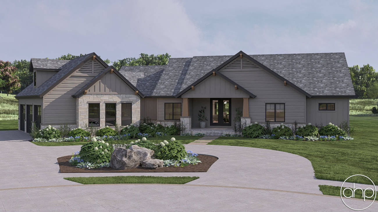 1 Story Craftsman House Plan | Bridgetown