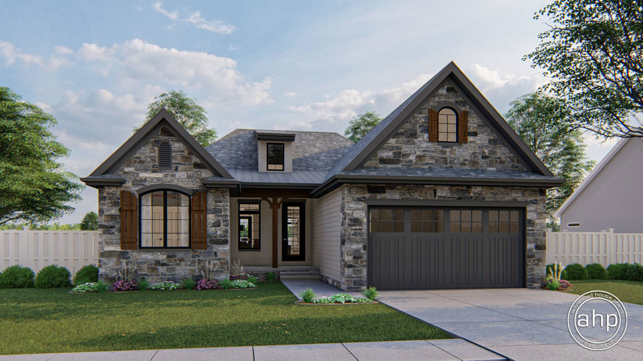 1 Story French Country House Plan | Ciera Rae