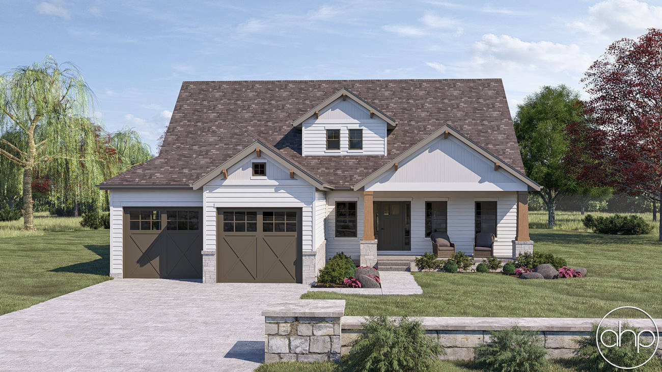 1.5 Story Craftsman House Plan | Simpson