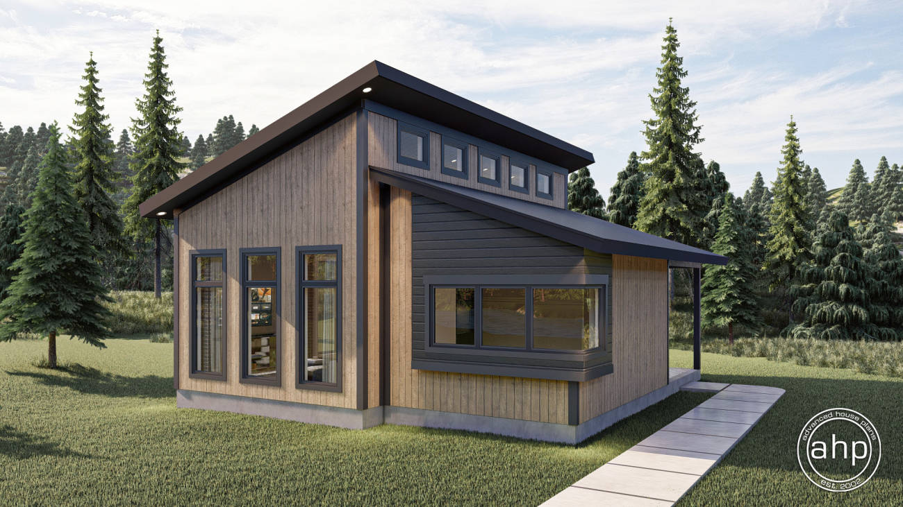 Modern Style Cabin Plan | Rustler