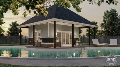 Pool House Plan | Meyers