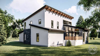 1.5 Story Modern House Plan | Regency