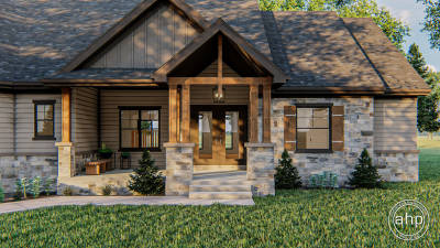 1 Story Craftsman House Plan | Marietta