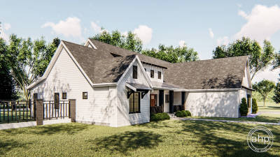 1 Story Modern Farmhouse House Plan | Vandyke