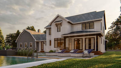 2 Story Modern Farmhouse Plan | Houston