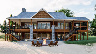 1 Story Craftsman Style House Plan | Smith Lake