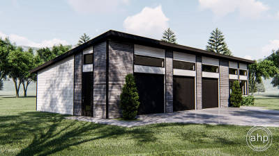 Modern 3 Car Garage | Farniok