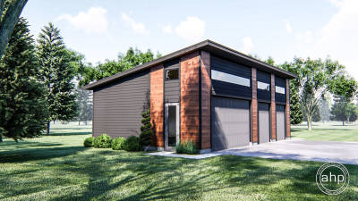 Modern 4 Car Garage Plan | McCaffery