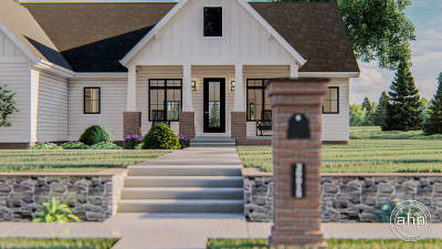 1 Story Modern Farmhouse Style House Plan | Arbor Ridge