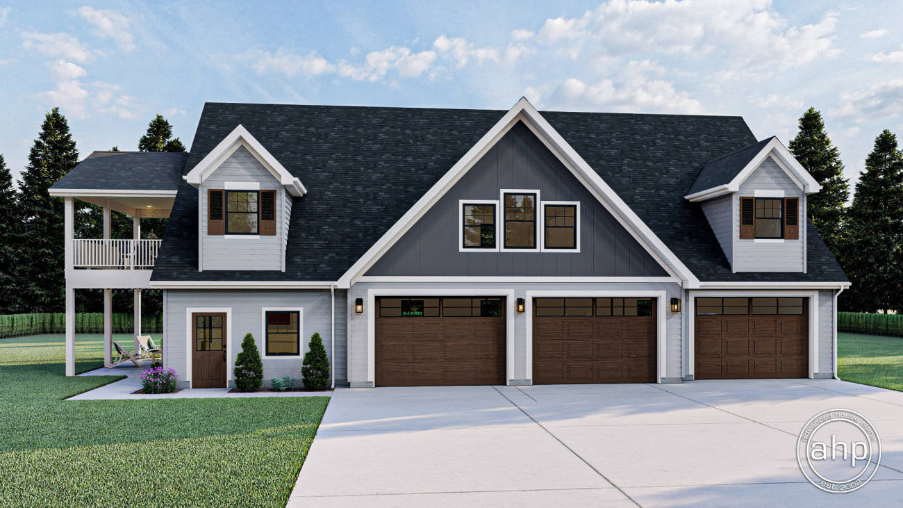 Craftsman Style Carriage House Plan | Burwell