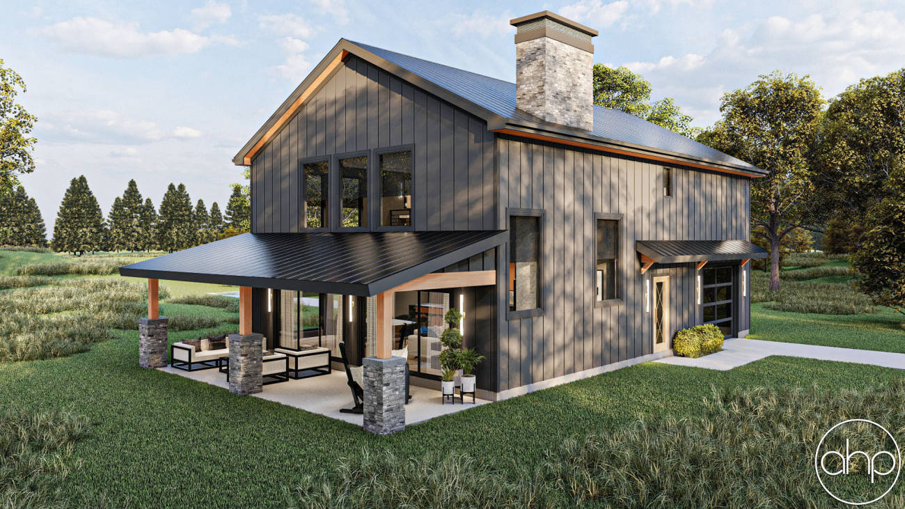 Modern Barndominium Style House Plan | Southaven