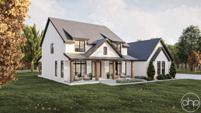 Modern Farmhouse Style House Plan | Wilmington